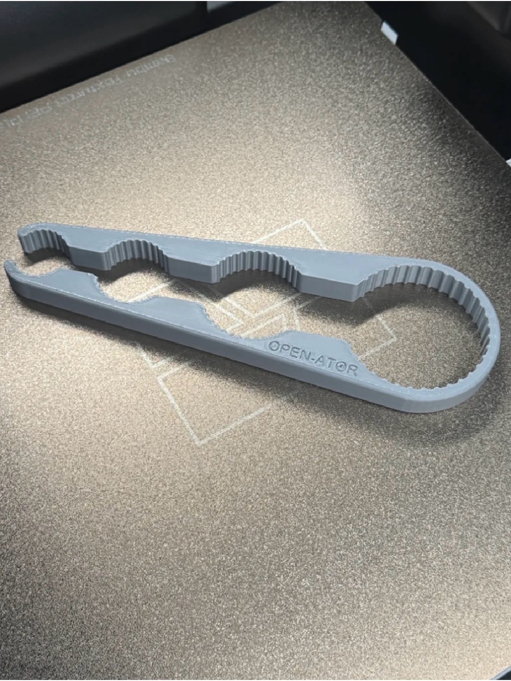 Grey Multi-Size Jar and Bottle Opener for Men